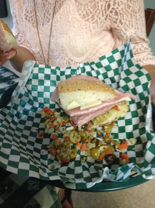 Amazing Italian style Sandwich with New Orleans flair